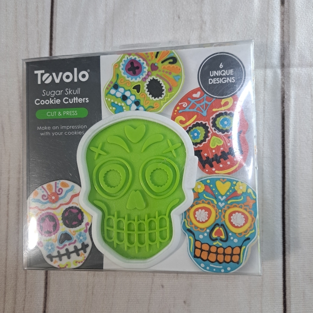 Tovolo Sugar Skull Cookie Cutters